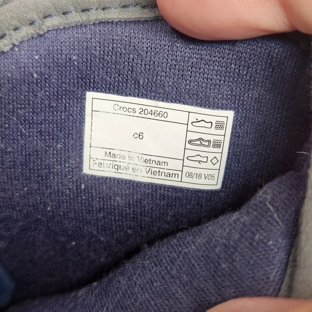 CROCS Lodgepoint Snow Boots Toddler Kids C6 Blue Gray Red Winter Rain Ski‎